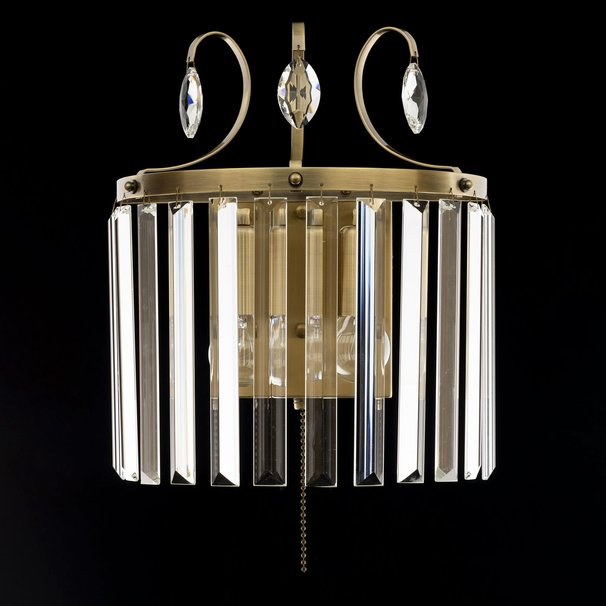 Citilux Инга CL335323 Бра хрустальное с выключателем Бронза арт. 88934