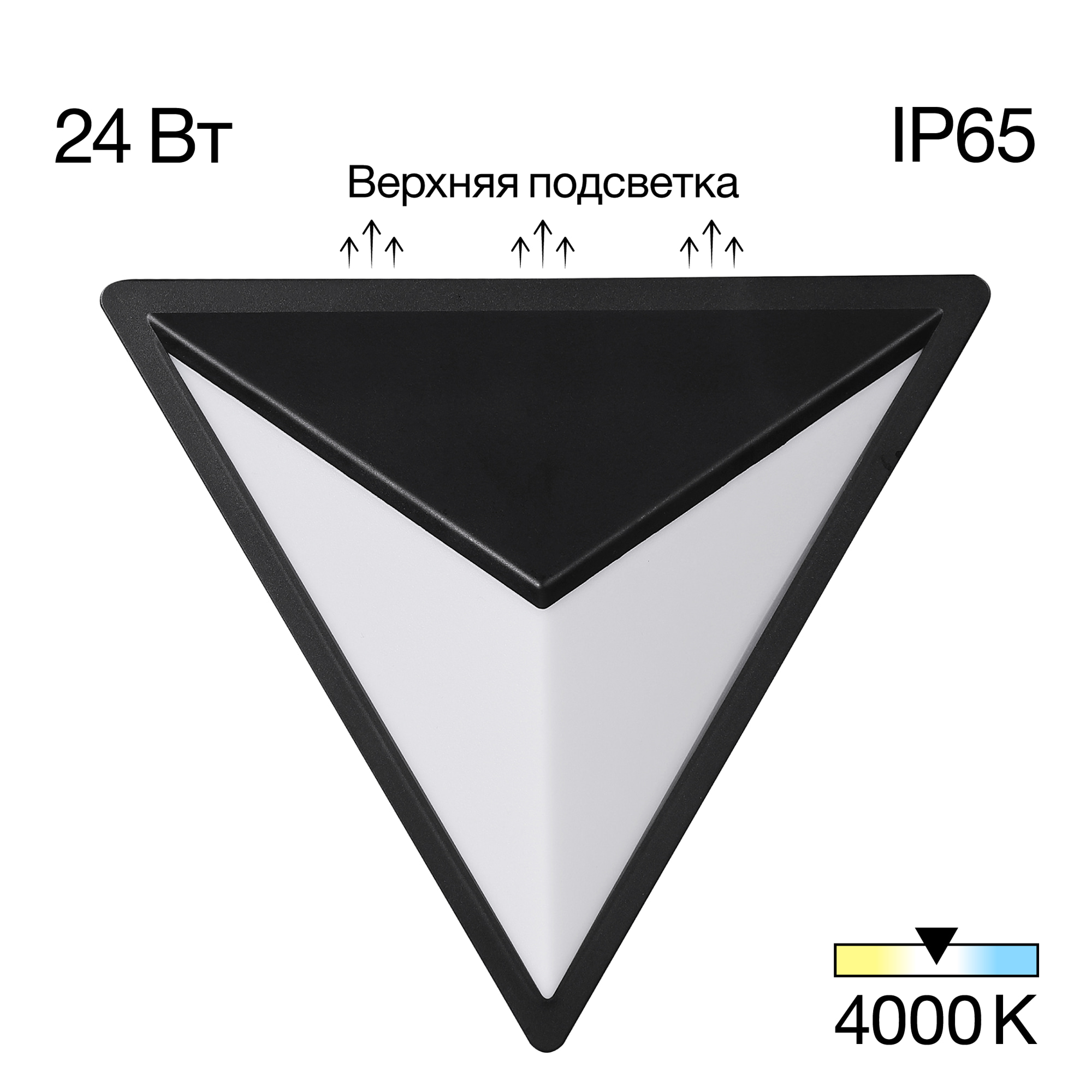 Citilux DOMUS CLU0804BK LED Уличный настенный светильник Чёрный арт. 89394