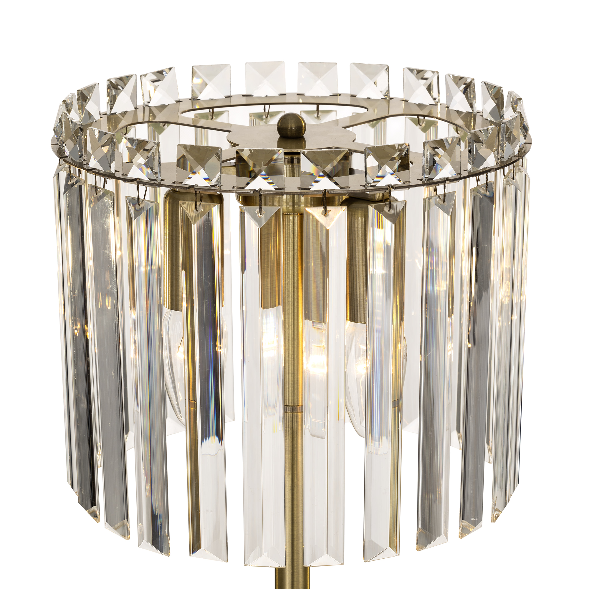Citilux Джейн CL306833 Хрустальная настольная лампа Бронза арт. 89150