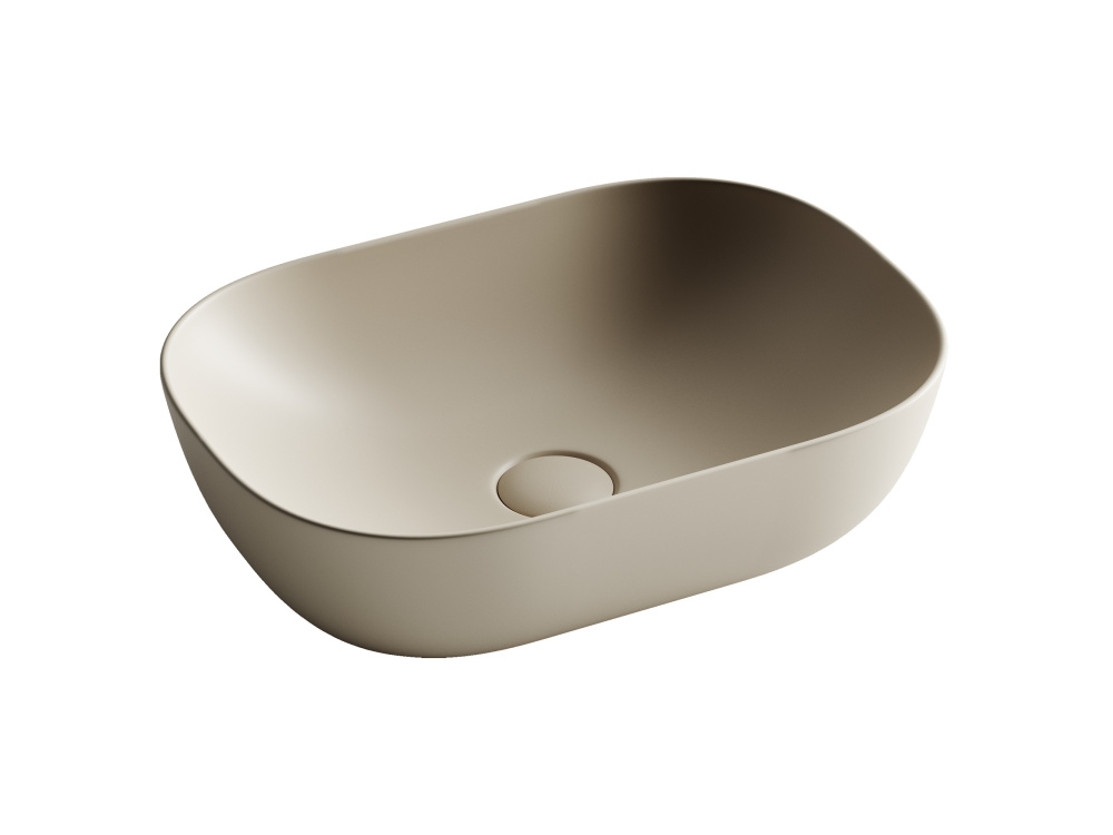 CERAMICANOVA Element Раковина накладная, 460x330x135 мм, капучино матовый арт. 77401