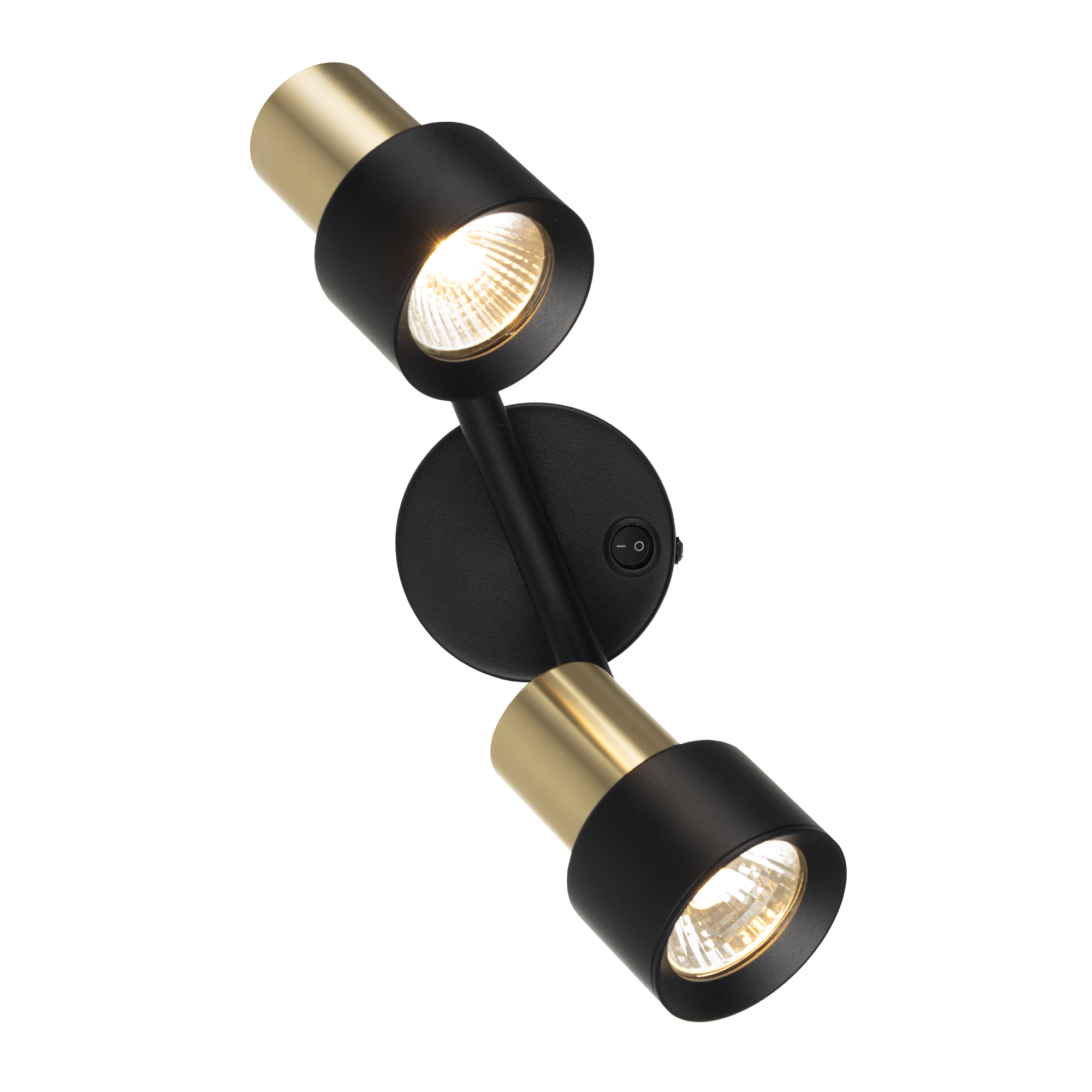 Citilux SAT CL505621 Спот поворотный с выключателем Чёрный+Золото арт. 89271