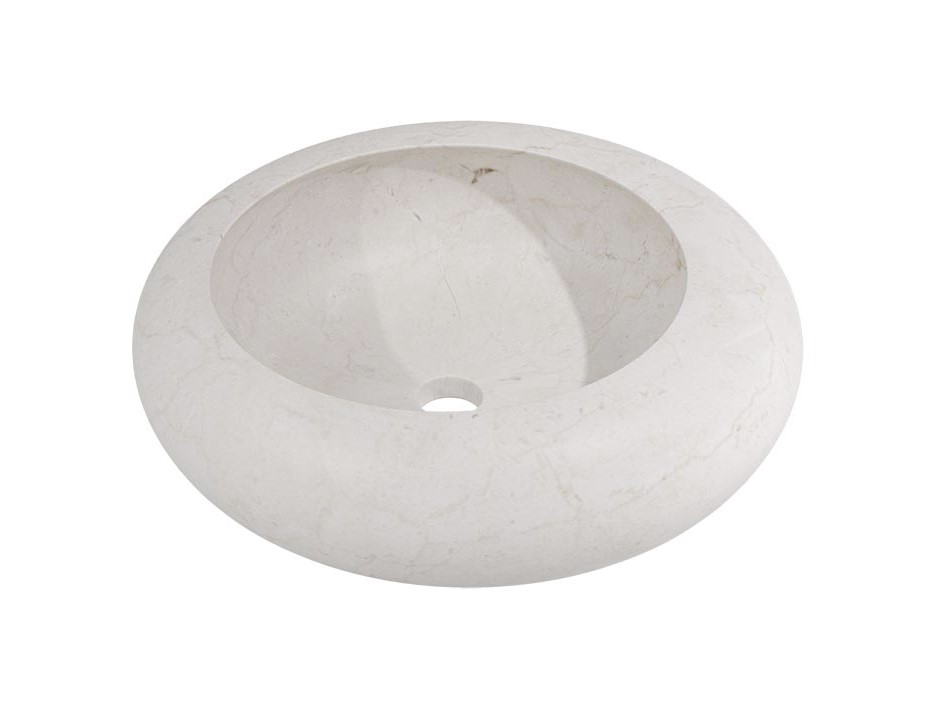 LANTIC CORE Раковина из натурального камня, 47х41,5х14 см, Crema Italia арт. 36699