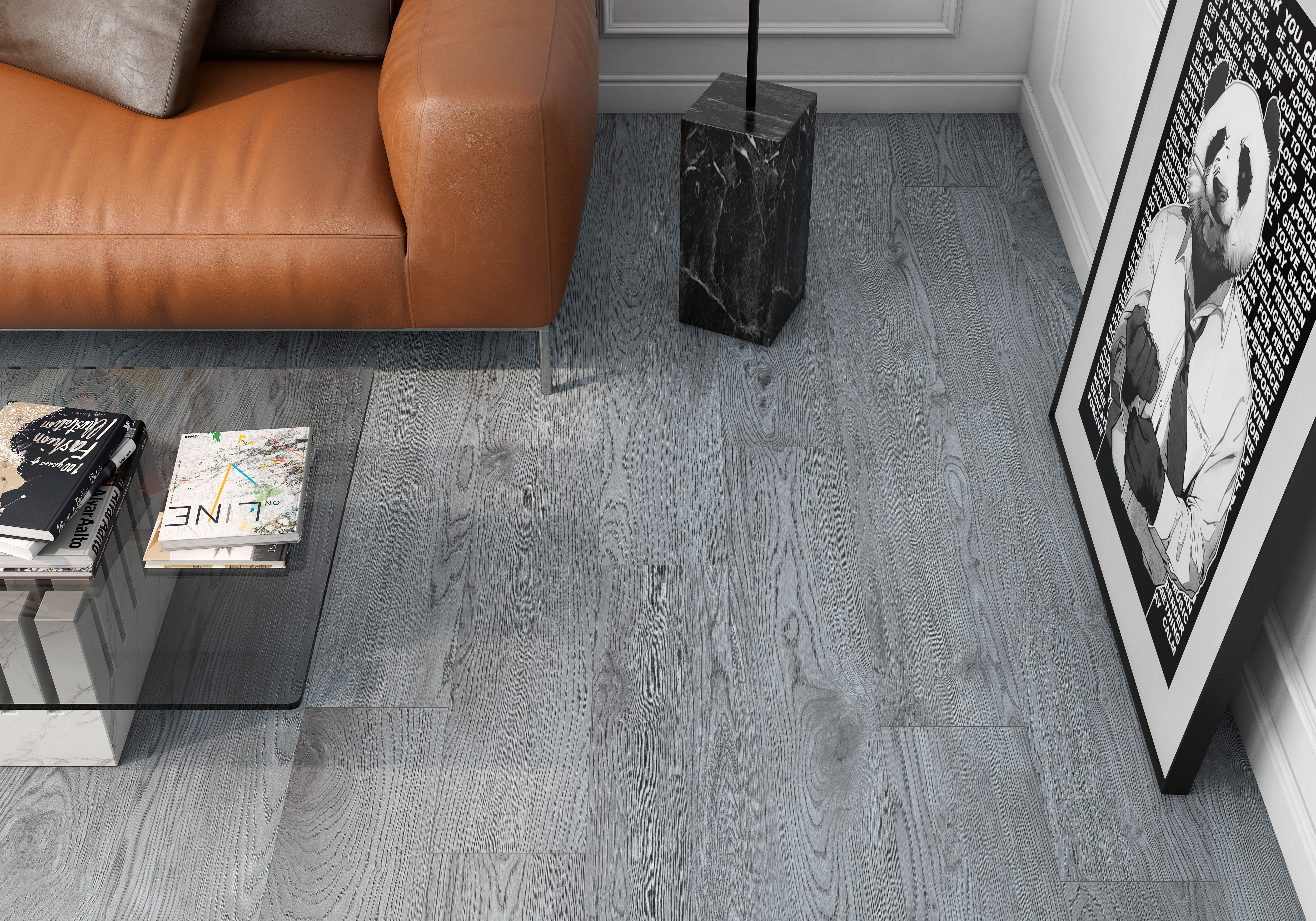 Плитка Geotiles Norden Ceniza 20x120 (F) Compacglass (1,68 кв.м.) арт. 53146