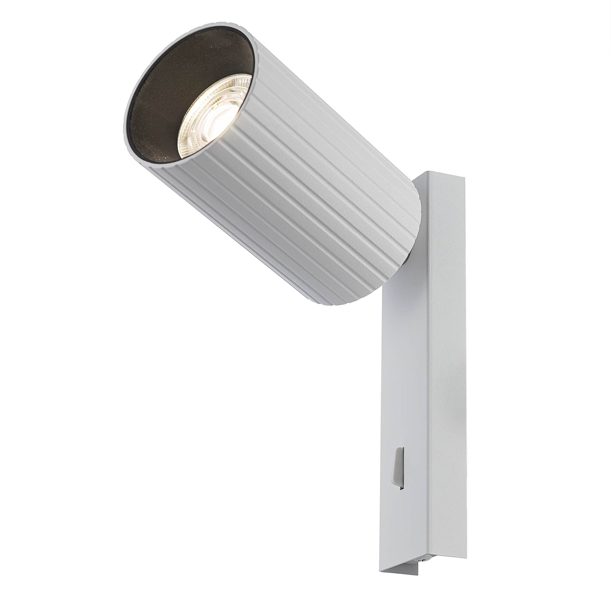 Citilux AXEL CL512510R Спот поворотный с выключателем Белый Рифлёный арт. 129434