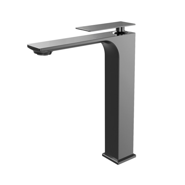 NOKEN IBIZA Смеситель для раковины высокий, вылет 171 мм, 5 л/мин, БЕЗ ДК, титан арт. 57872