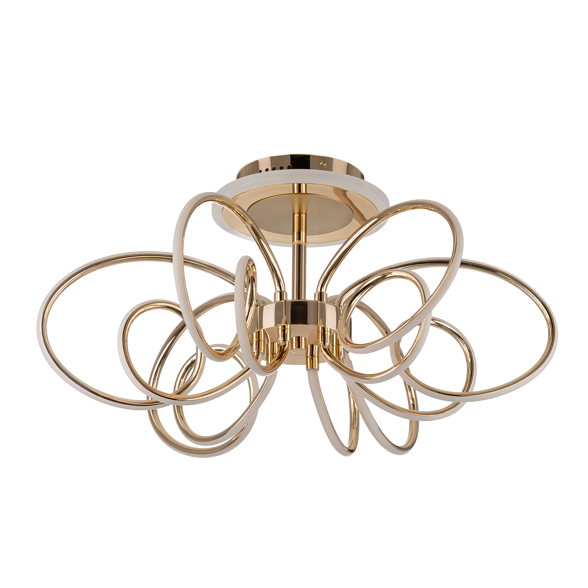 Citilux SALMA SMART CL224A162 RGB LED Умная люстра Золото арт. 89454