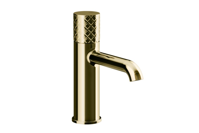 GESSI HABITO INTRECCIO Смеситель для раковины, БЕЗ ДК, Brass PVD арт. 35369