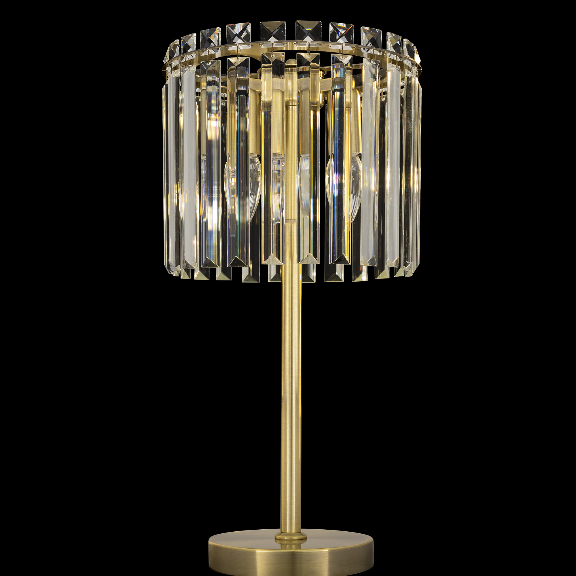 Citilux Джейн CL306833 Хрустальная настольная лампа Бронза арт. 89150