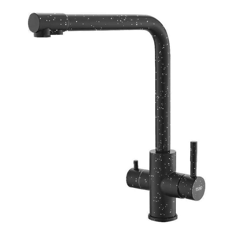 Смеситель для кухни с подключением фильтра Esko Kitchen GR 05 B/K05B, черный арт. 171681