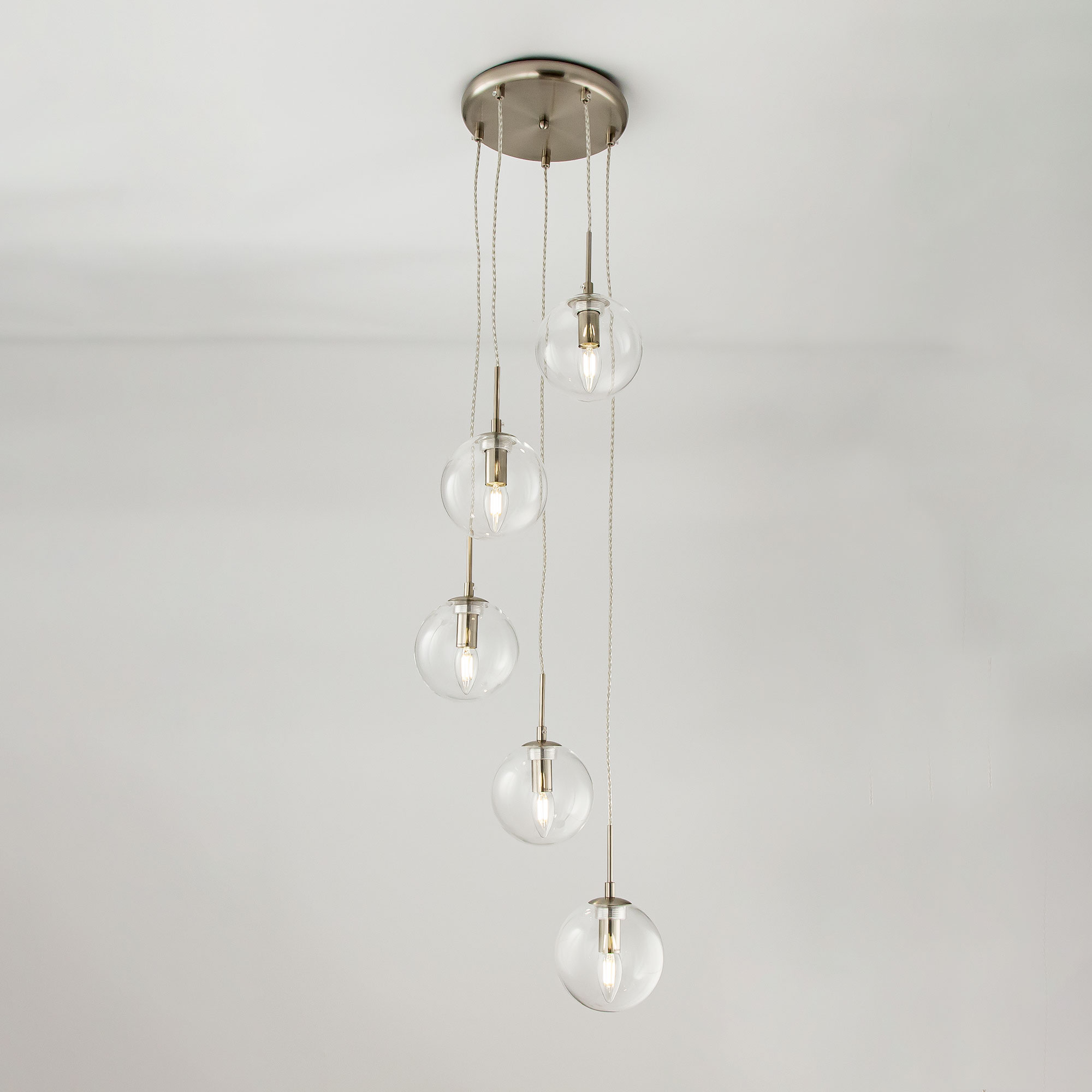 Citilux Томми CL102051 Подвесной светильник Матовый Хром арт. 88549