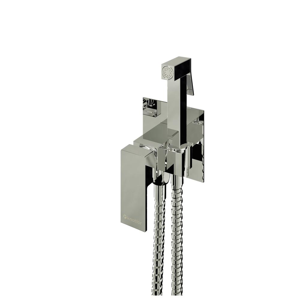 Гигиенический душ со смесителем встраиваемый Knotlor FHS02C1C, хром арт. 189670