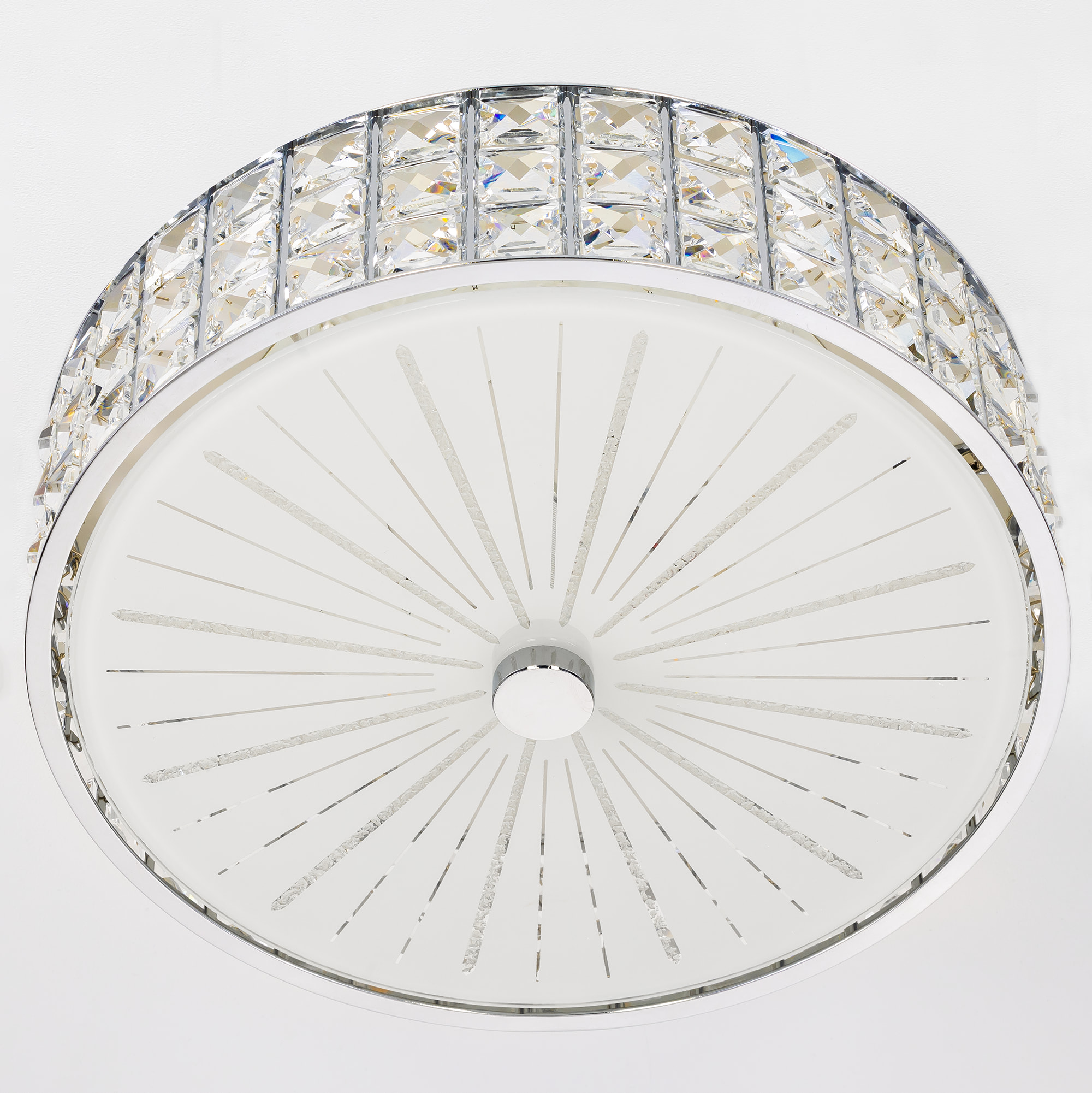 Citilux Портал CL32413G1 LED RGB Люстра хрустальная с пультом Хром арт. 89064