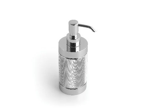 BERTOCCI OFFICINA 01 Дозатор для жидкого мыла настольный, хром арт. 30785