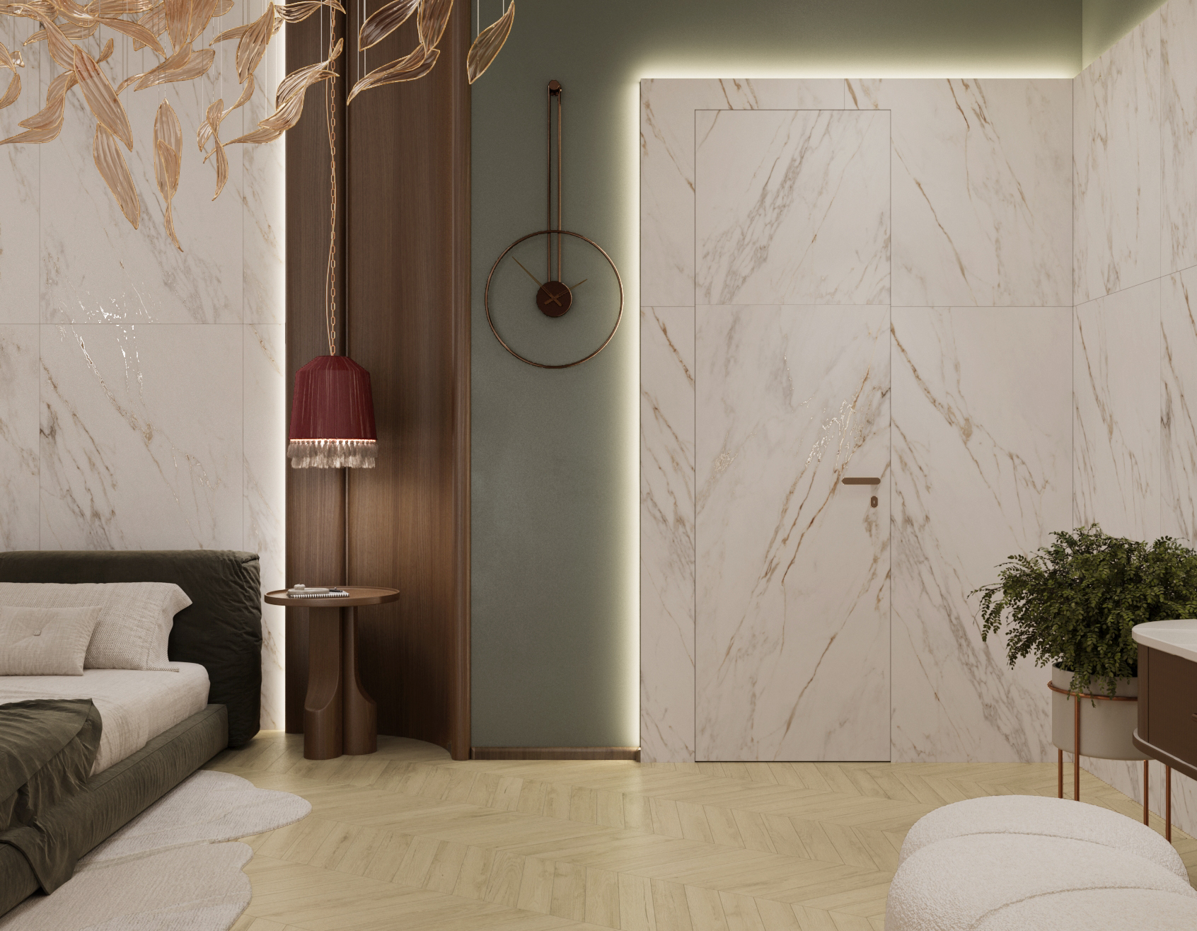 ENFOLD STATUARIO арт. 123056