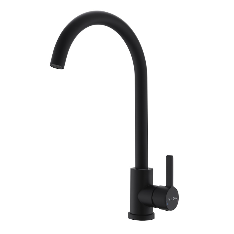 Смеситель для кухни Voda Kitchen K 55B, черный арт. 171752