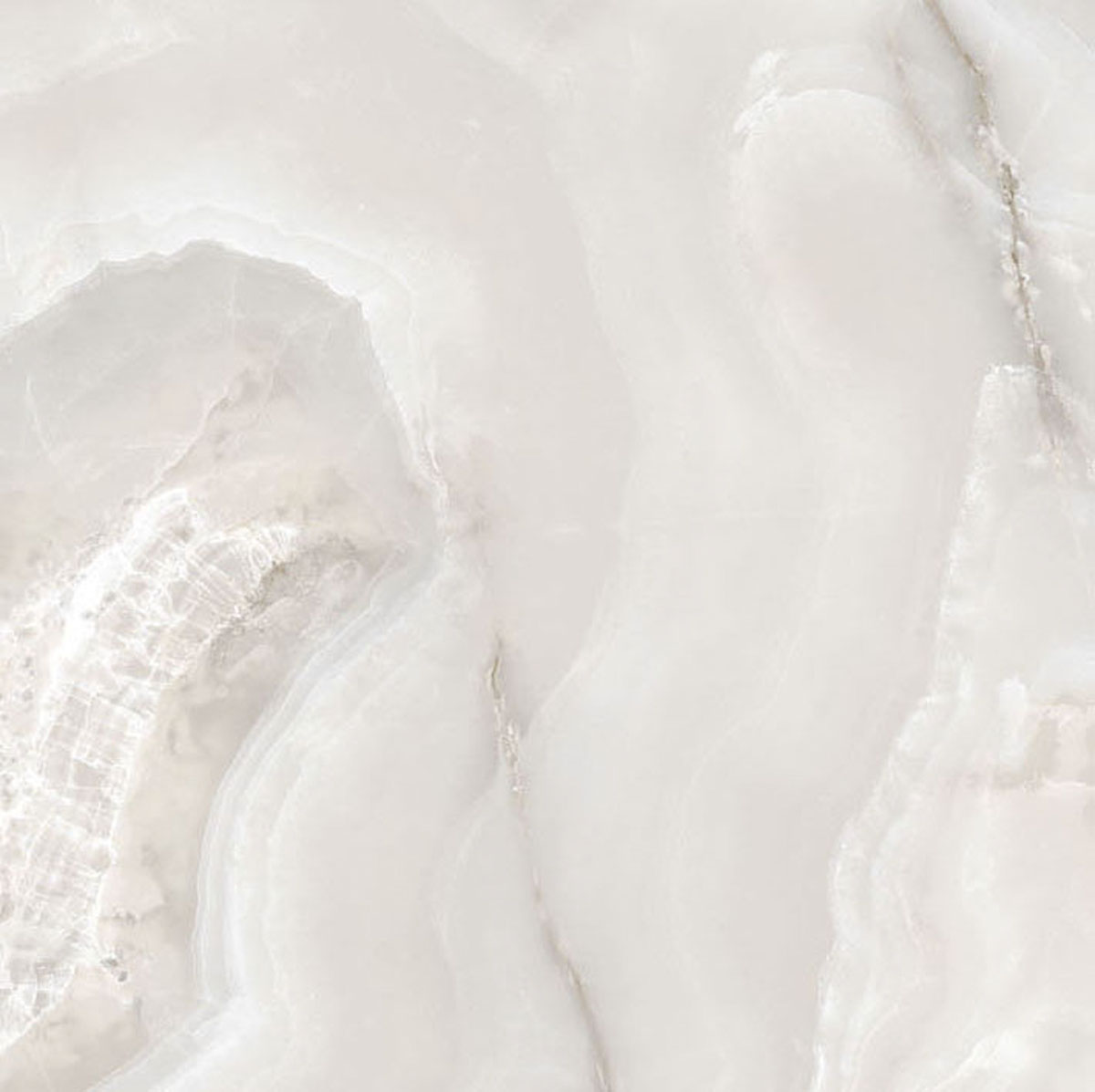 Керамогранит  ONYX&MORE WHITE ONYX SATIN 6MM 80x80 RET арт. 84049