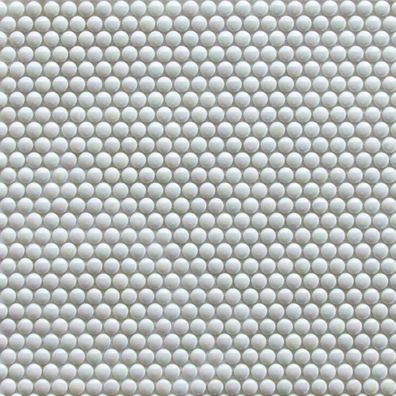 Плитка декоративная стеклянная Pixel pearl/Пиксель перламутровый d12*6 325*318 арт. 90631