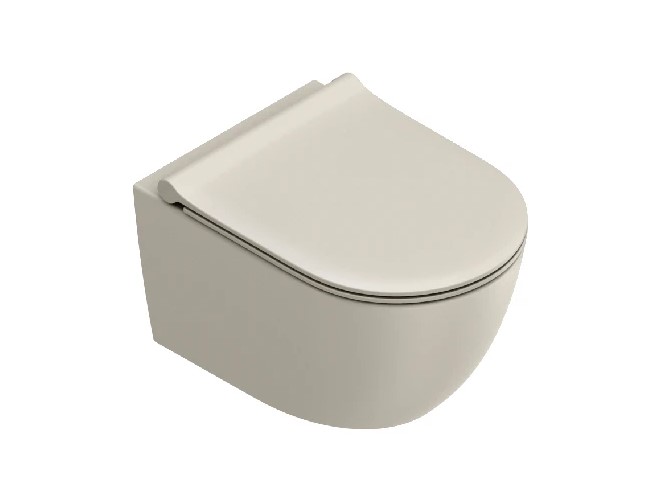 CATALANO SFERA Унитаз подвесной с системой смыва Silentech 2.0, 50×35 см, Sabbia матовый арт. 89911