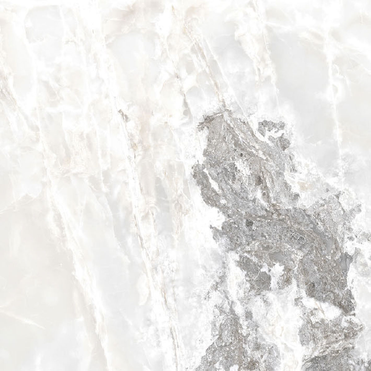 Керамогранит  ONYX&MORE WHITE BLEND SATIN 6MM 80x80 RET арт. 84048