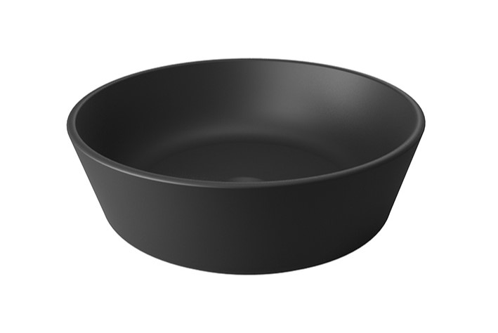 NOKEN ACRO COMPACT Раковина накладная Ø38 см, без слива, чёрный арт. 57767