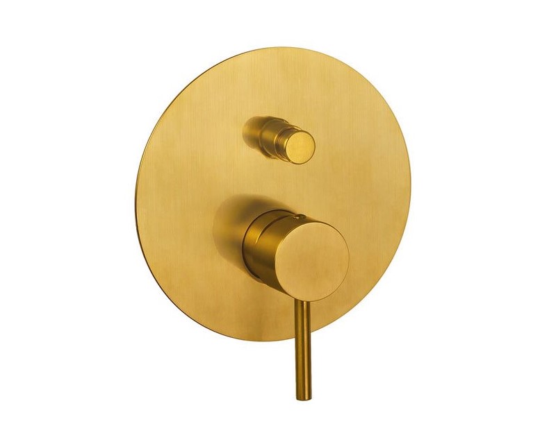 REMER X STYLE Смеситель для душа на два потребителя, brushed gold арт. 38532
