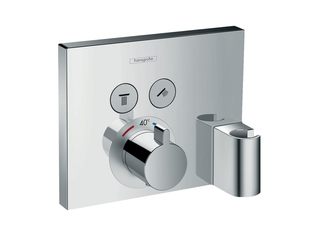 HANSGROHE ShowerSelect Термостат, для 2 потребителей, СМ, 29 и 14 л/мин, хром арт. 38753