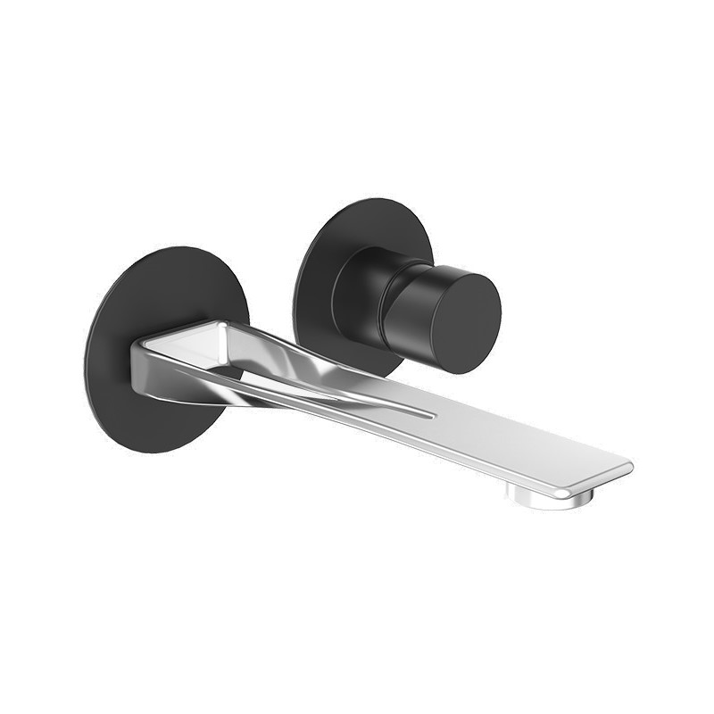 Смеситель для раковины Webert ONE-B NB830606441, черный/сталь арт. 161923