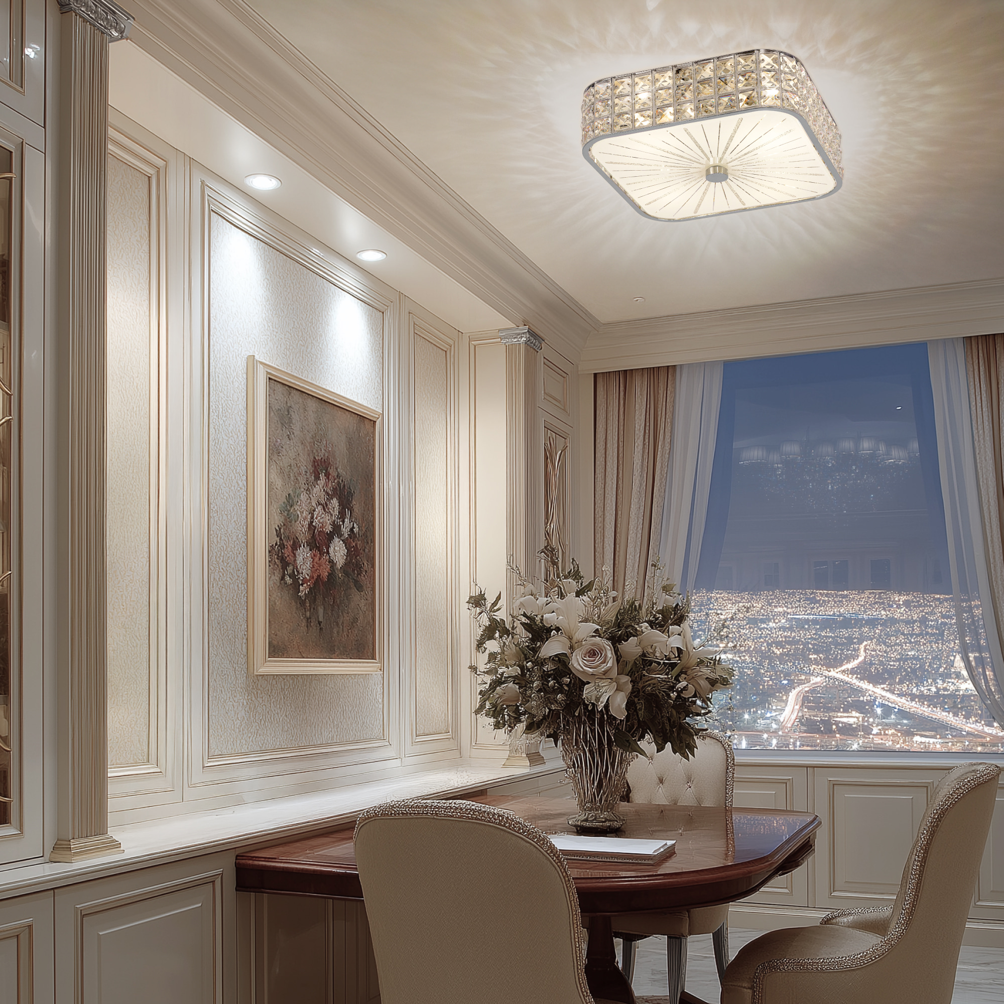Citilux Портал CL324241 Люстра хрустальная Хром арт. 88406