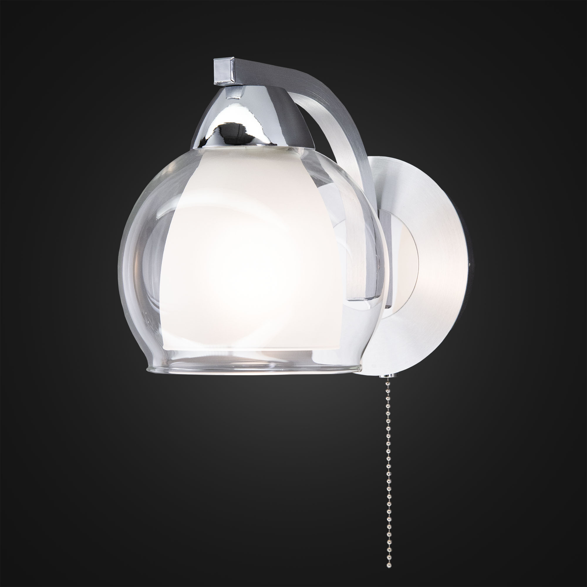 Citilux Кристи CL152317 Бра с выключателем Алюминий Хром арт. 88414