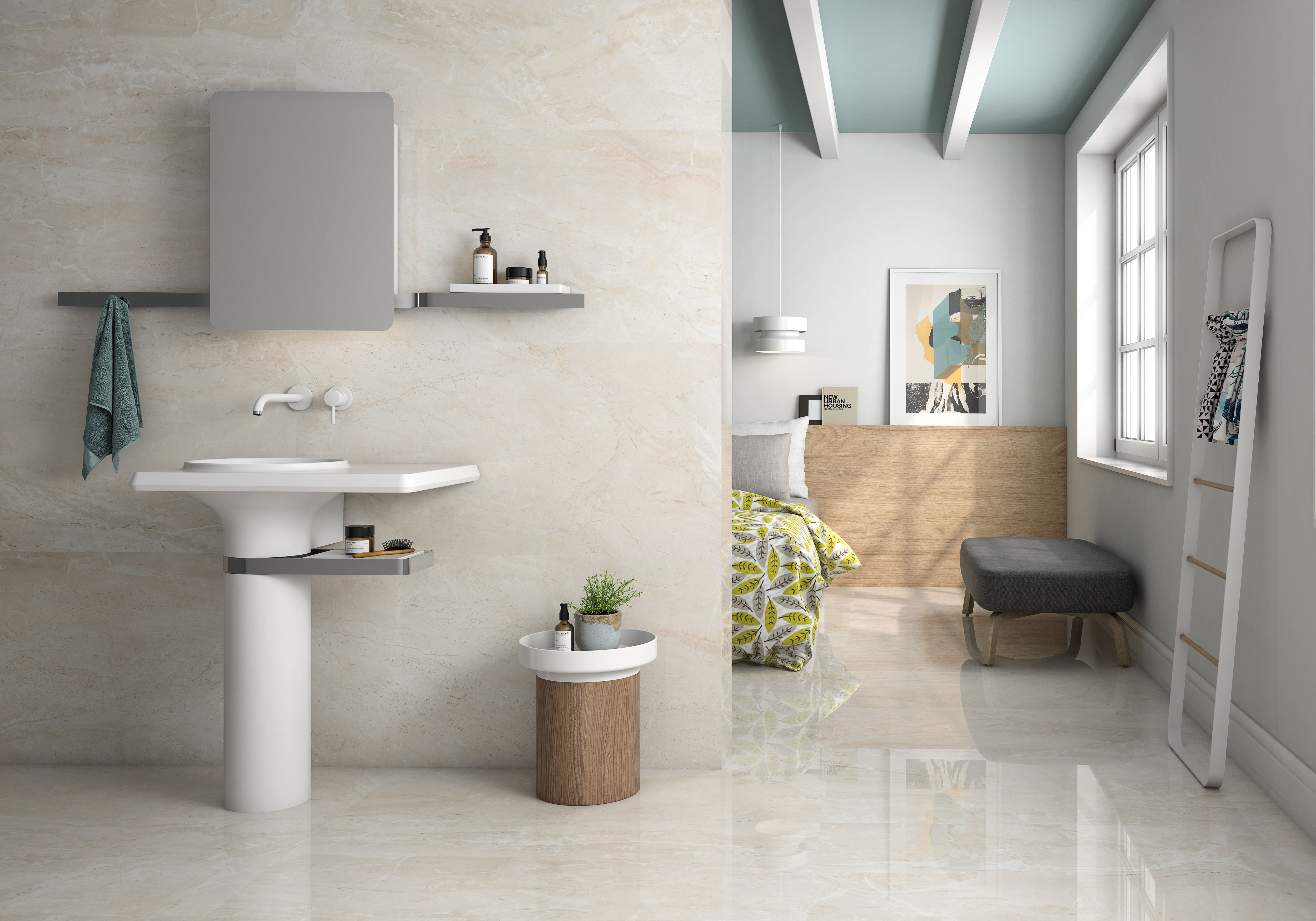 Плитка Geotiles Tholos Crema 60x60 (1,44 кв.м.) арт. 53171