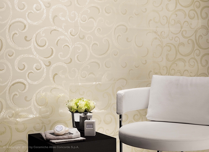 #(c) Mark Moka Gold Damask Декор (м2) арт. 79854