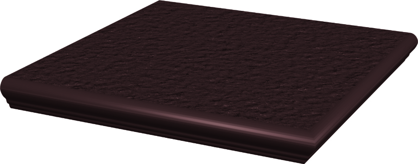 Natural Brown Duro Ступень угловая с носиком структ 33х33х1,1 арт. 202567
