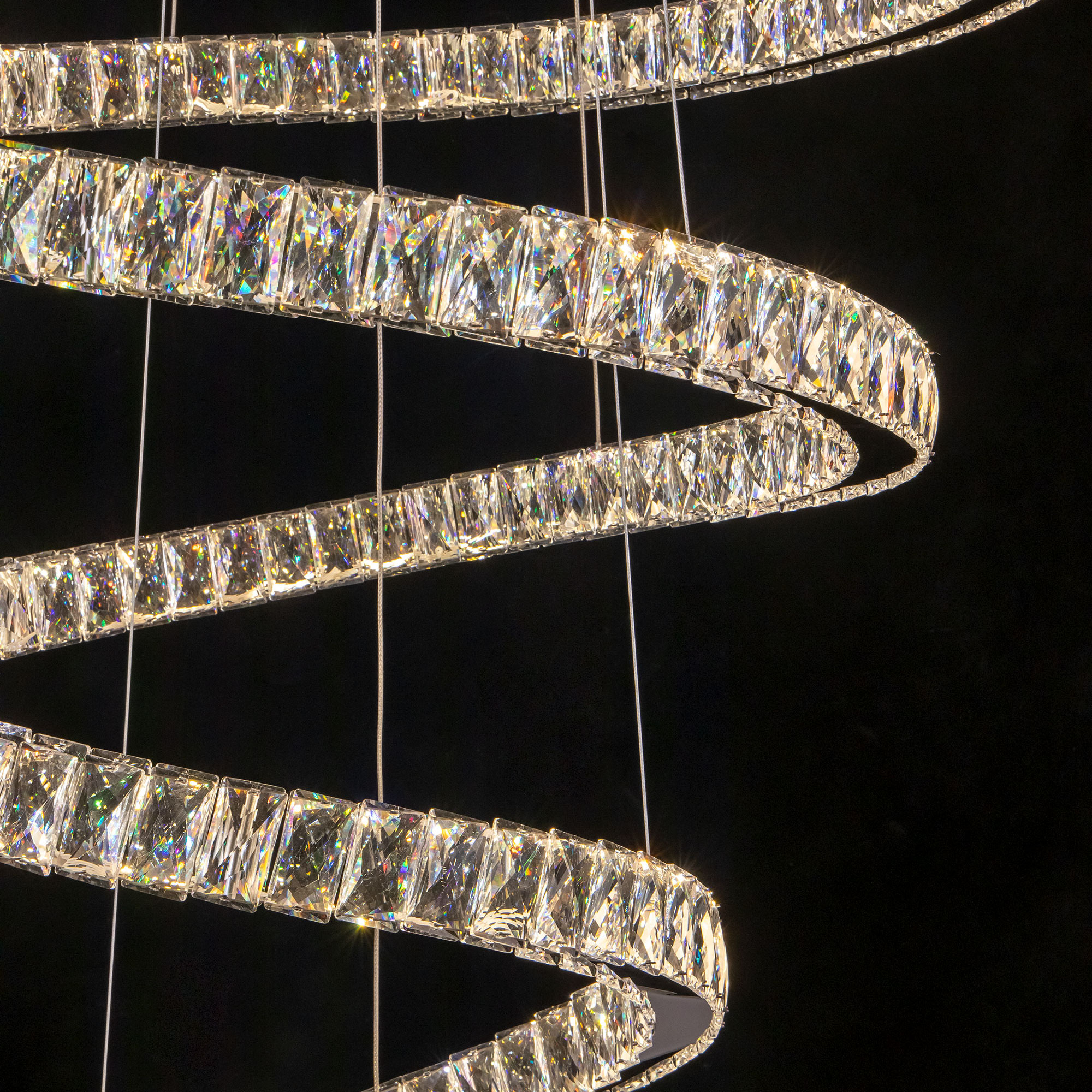 Eletto Olimpia EL330P140 LED Люстра хрустальная с пультом Хром арт. 88245