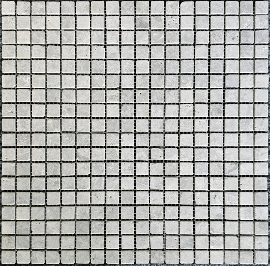 PIX 327 Tundra Grey, чип 15х15 мм, сетка 305х305х4 мм, Матовая арт. 73900