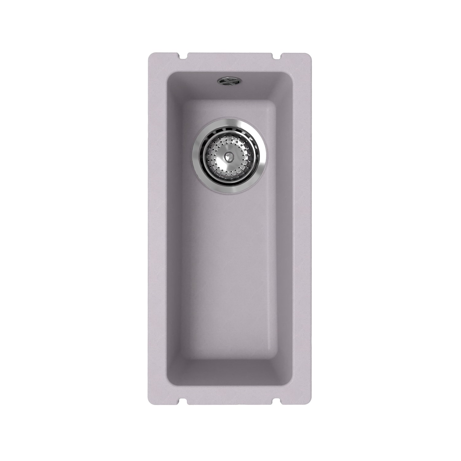 Кухонная мойка Ulgran Quartz Under 160-04, платина арт. 185229