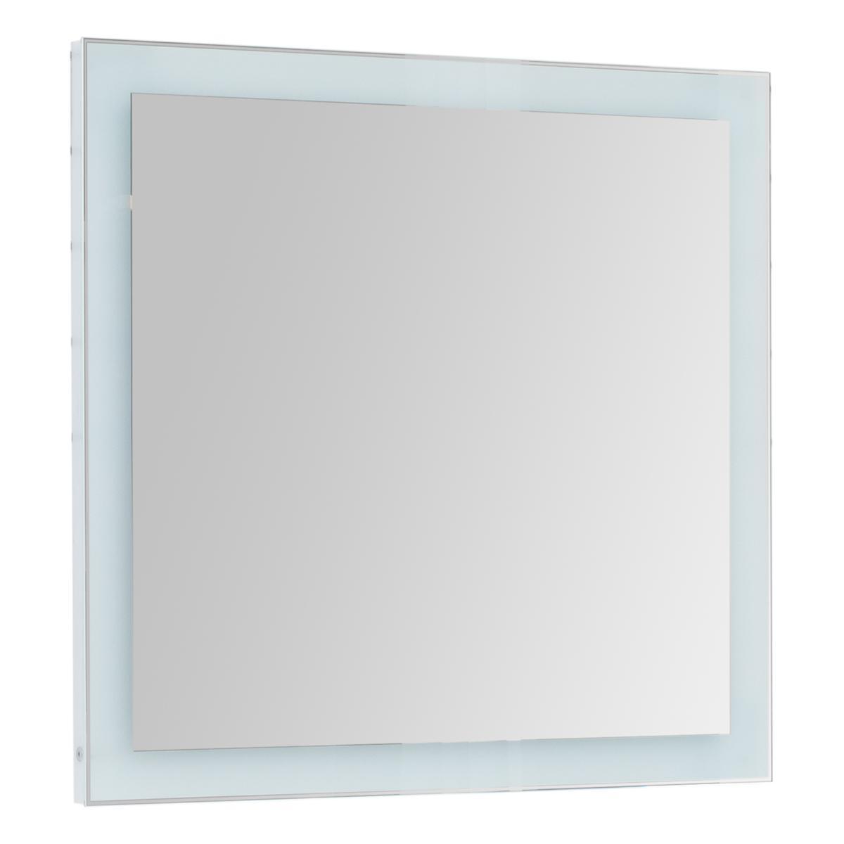 Зеркало Dreja Kvadro 80x85 см, белый арт. 178731