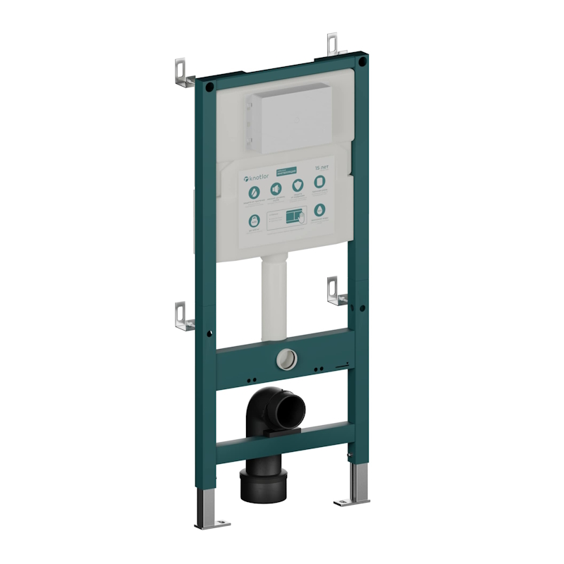 Инсталляция для подвесного унитаза Knotlor ISWC503FG, бирюзовый (серия 2) арт. 174941