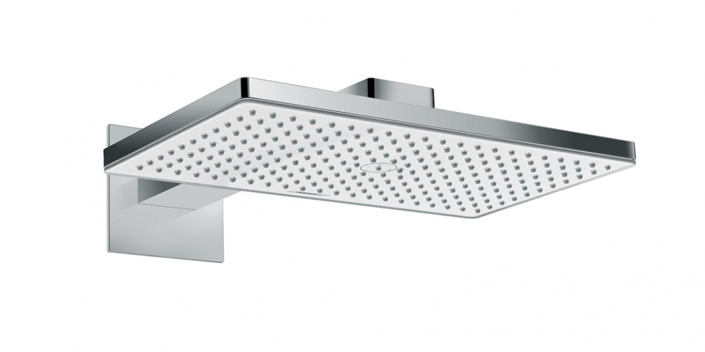 HANSGROHE Rainmaker Select Верхний душ 460 1jet EcoSmart 9 л/мин с держателем, белый/хром арт. 39009