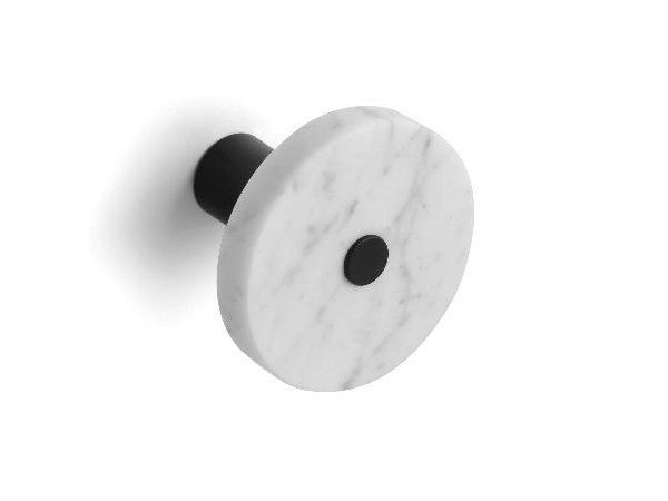 BERTOCCI CARRARINO Полотенцедержатель, Ø11 см, Bianco Carrara/хром арт. 30774
