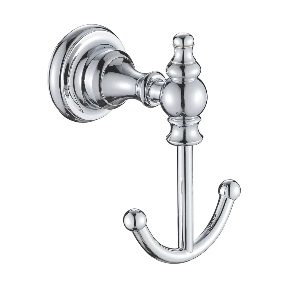 Крючок для ванной комнаты двойной Rose RG1121, хром арт. 182727