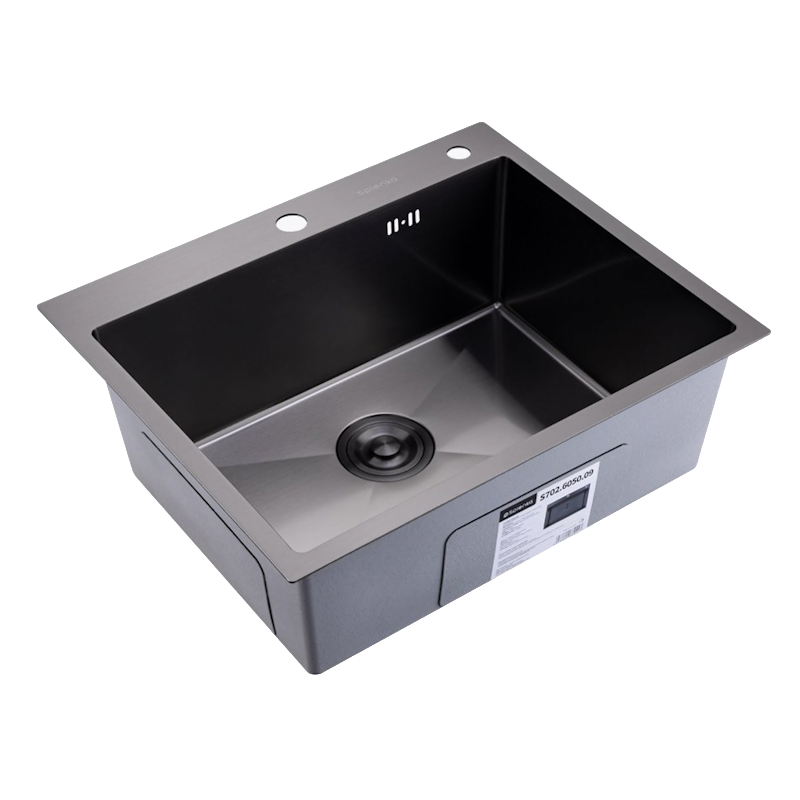 Кухонная мойка Splenka S702.6050.09, графит арт. 184456