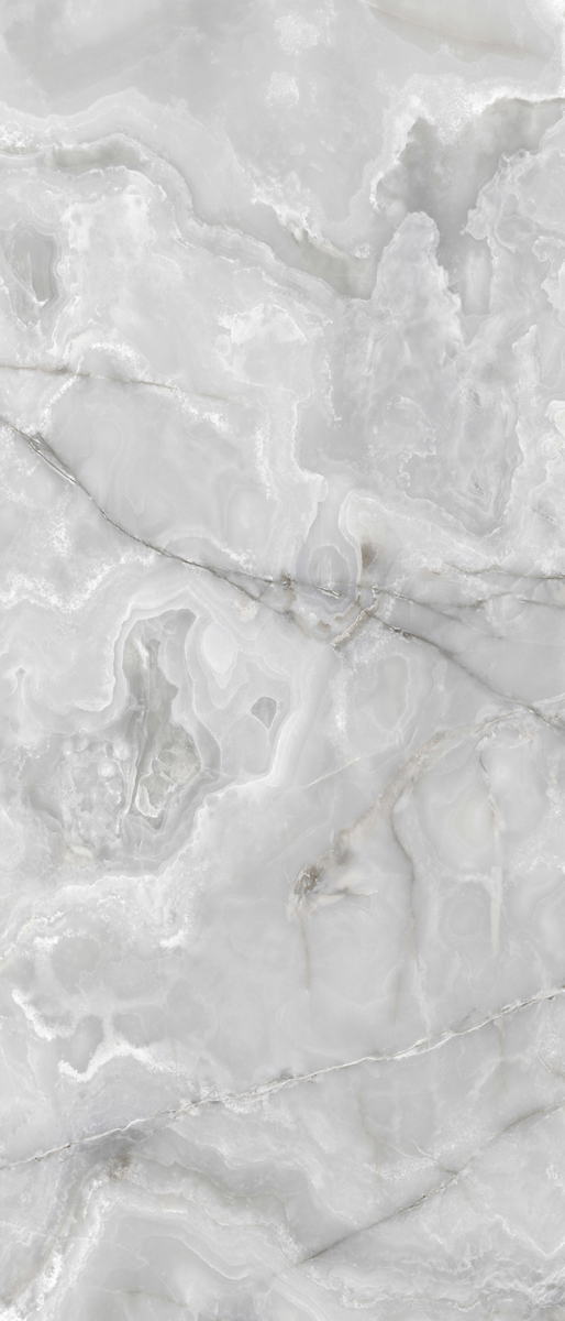 Керамогранит  ONYX&MORE SILVER ONYX SATIN 6MM R 120x280 арт. 84019