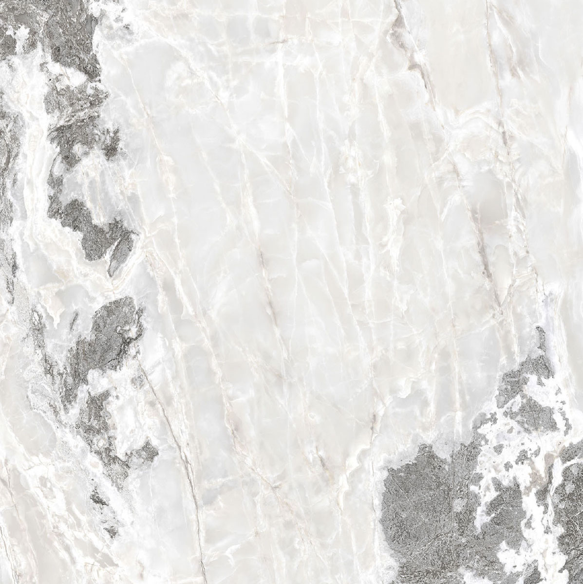 Керамогранит  ONYX&MORE WHITE BLEND GLO 6MM R  120x120 арт. 83959