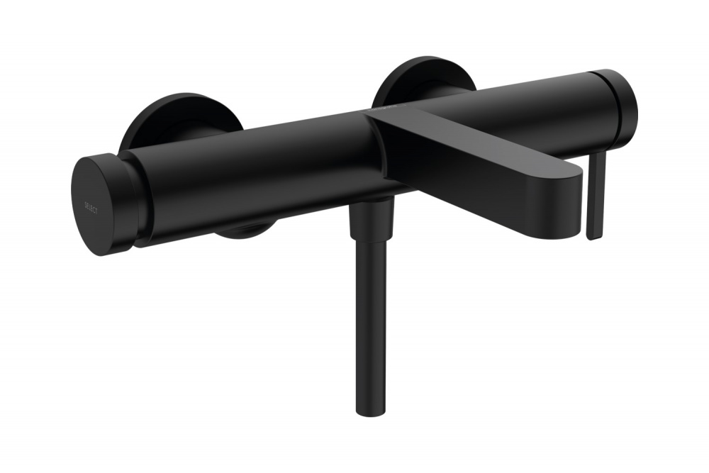 HANSGROHE Finoris Смеситель для ванны, однорычажный, внешнего монтажа, матовый черный арт. 38840