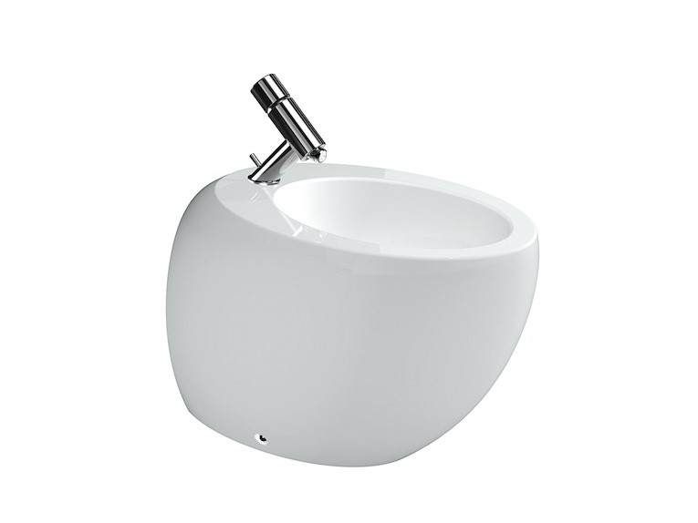 LAUFEN ALESSI Биде напольное, 1 отв., белый с покрытием LCC арт. 36118
