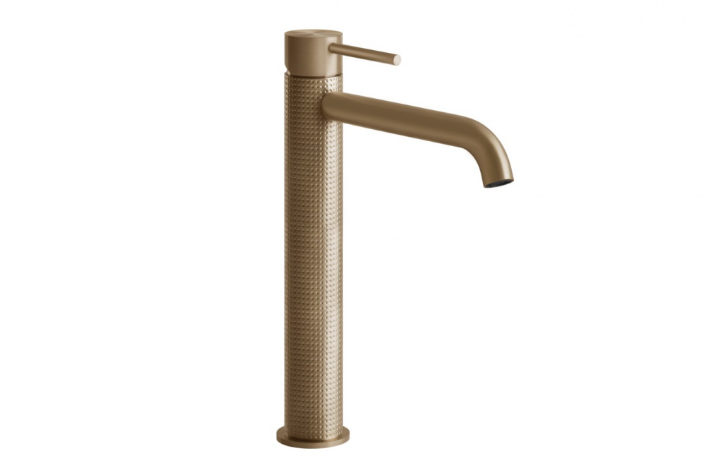 GESSI CESELLO Смеситель для раковины высокий, без ДК , Warm Bronze Brushed PVD арт. 34644