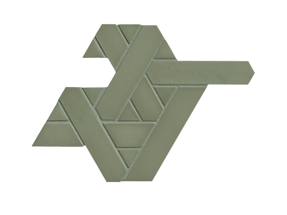 MUTINA WEAVING GREEN SAN JIAO 42.9х30.3 арт. 87985