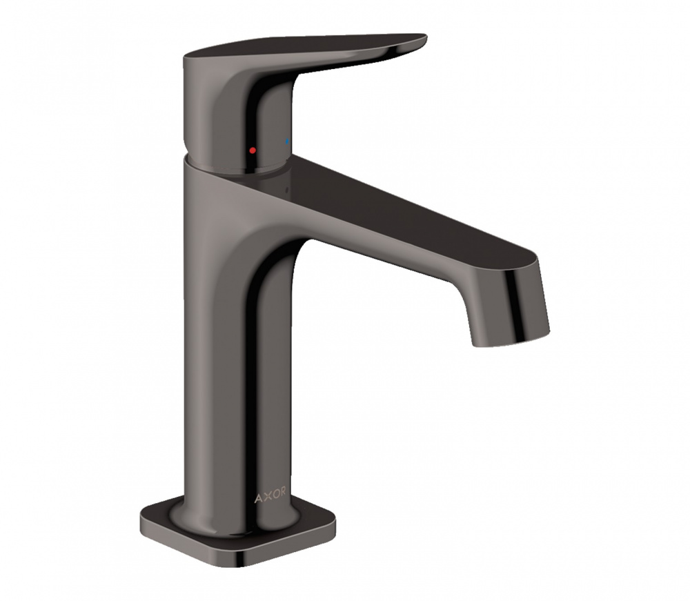 AXOR CITTERIO M Смеситель для раковины, однорычажный, 100, с ДК, Polished Black Chrome арт. 34824