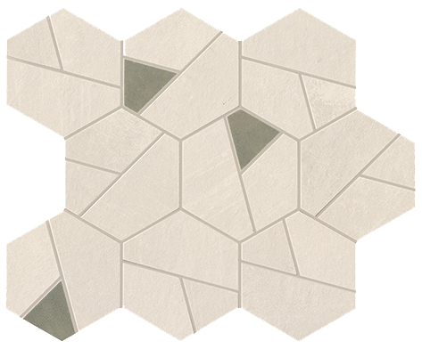 Boost Pro Ivory Mosaico Hex Olive арт. 79091