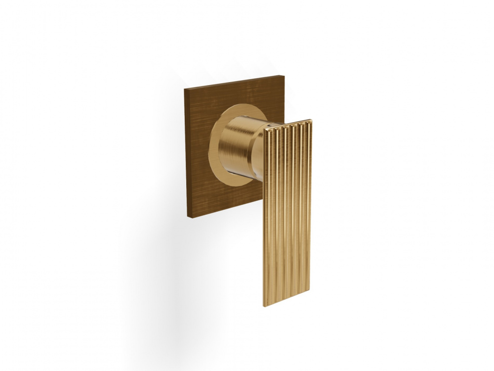 TREEMME IOS Смеситель для раковины/душа скрытого монтажа, DZ Brushed gold арт. 39483